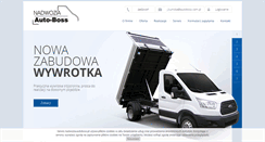 Desktop Screenshot of nadwozia.autoboss.pl